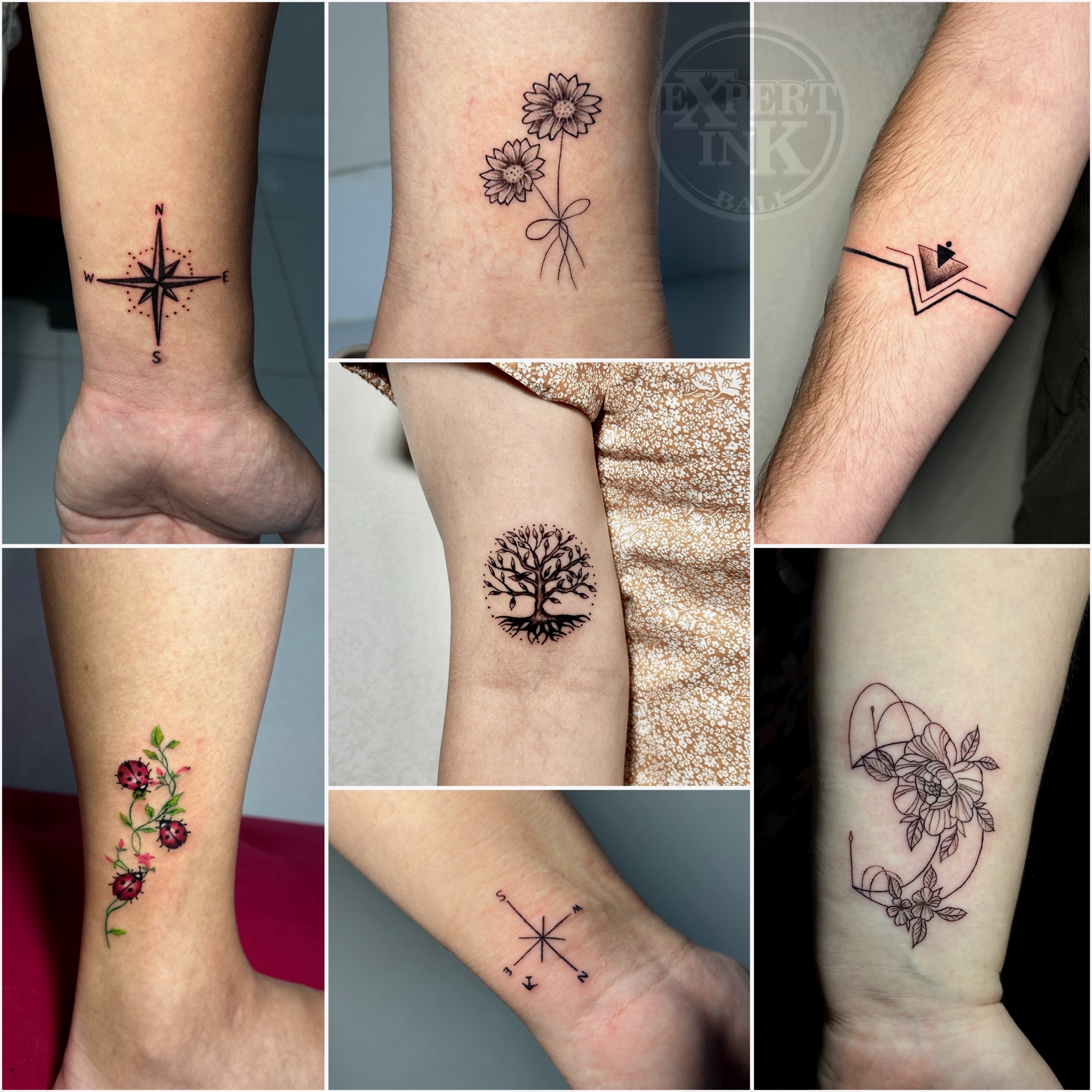 Tiny tattoos in Kuta that carry big meaning. Walk-in services for small, meaningful designs. Express yourself with delicate and impactful ink.